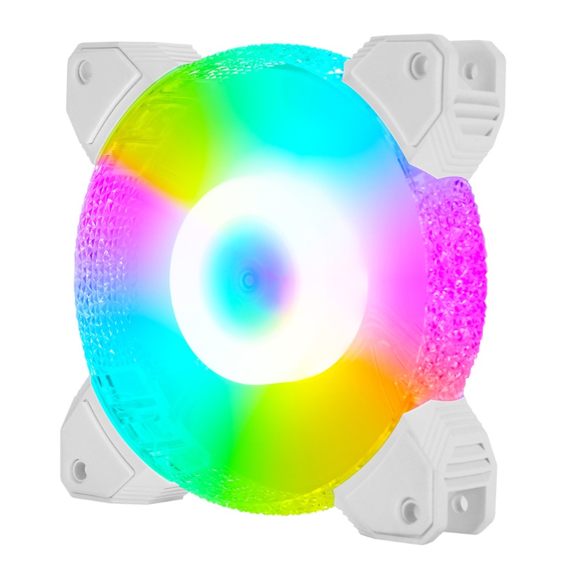 Bt Komputer Untuk Case Fan 120mm LED Silent Fan Untuk Cases Komputer CPU Cooler Radiator Sangat Tenang, Kipas Sasis Warna-Warni 3p