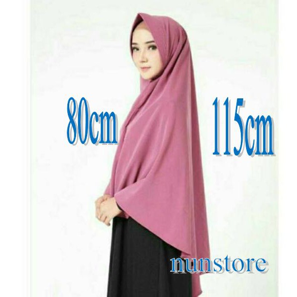  Jilbab Pinguin  Syari Hijab Jumbo Khimar Pinguin  