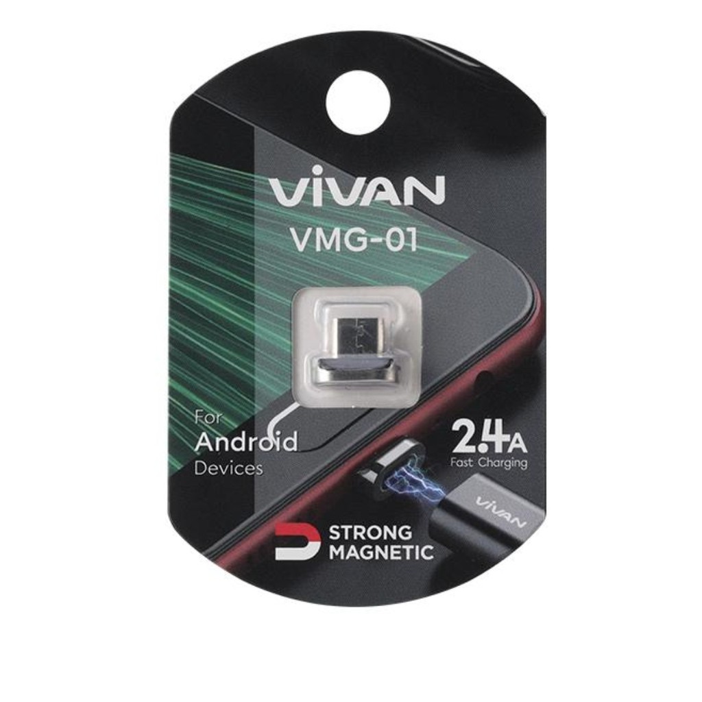 Magnetic Micro Head Vivan VMG-01 2.4A