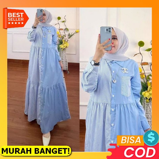 Mazara Tunik Alfashion | Fashion Atasan Tunik Muslim Wanita Dewasa Kekinian Tunik Wanita Kekinian Ba