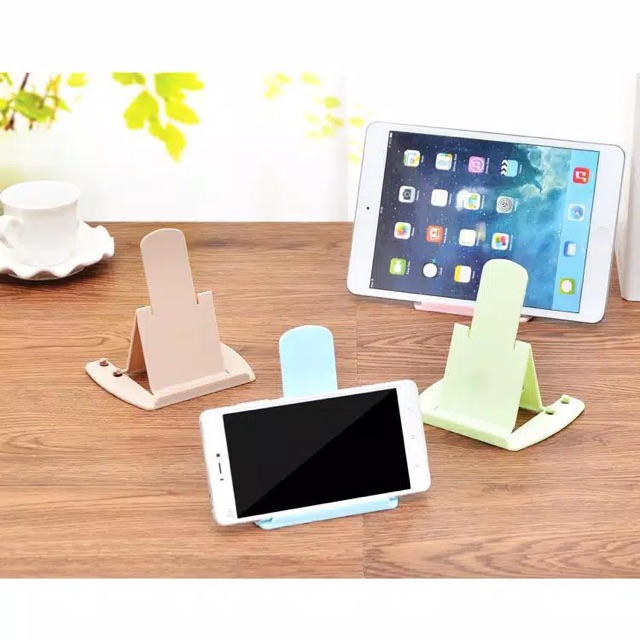 Stand hp penyangga lipat pod holder mini sandaran hand phone import