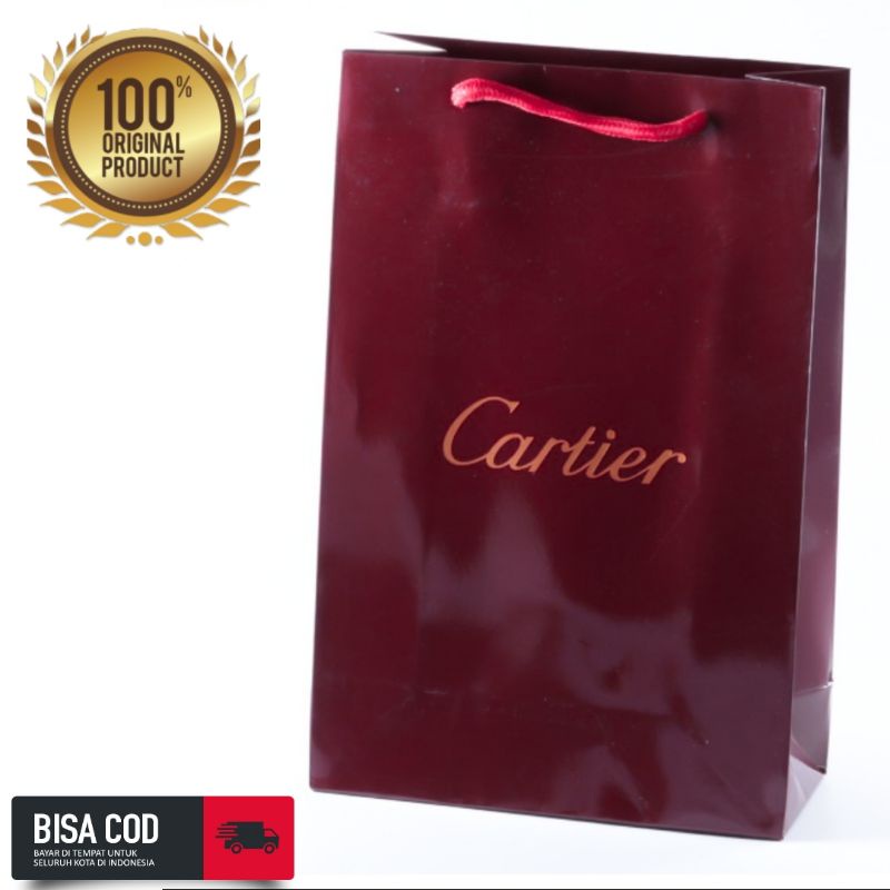 

Paper Bag Original Merk Cartier Red
