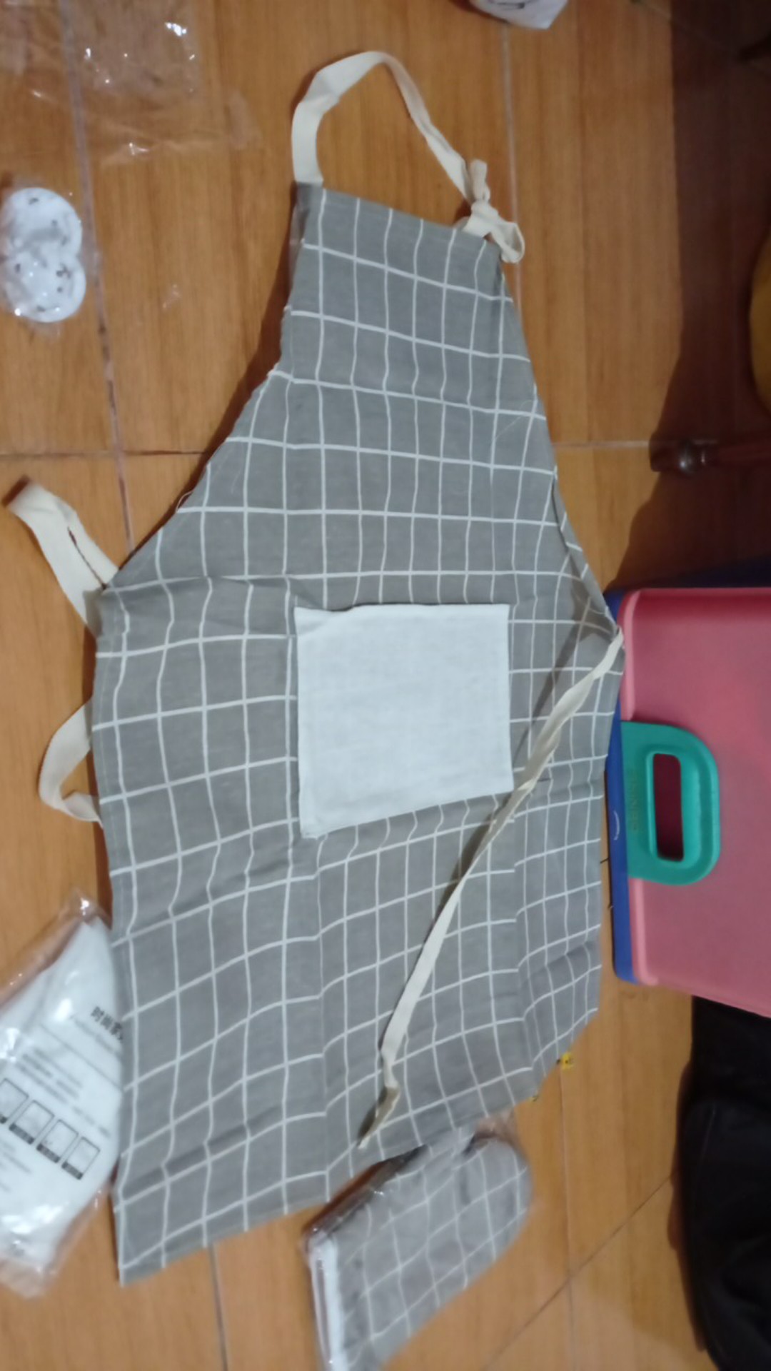 Japanese Kitchen Apron / Celemek Masak Kanvas Kafe Barista Pria Unisex