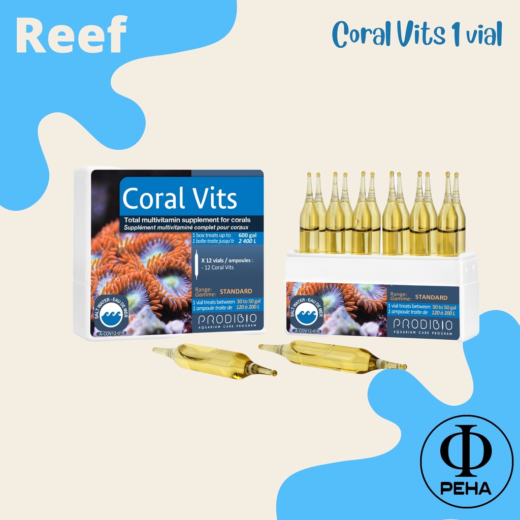 Prodibio Coral Vits 1 ampul - 1 vial - Multivitamin Lengkap Coral