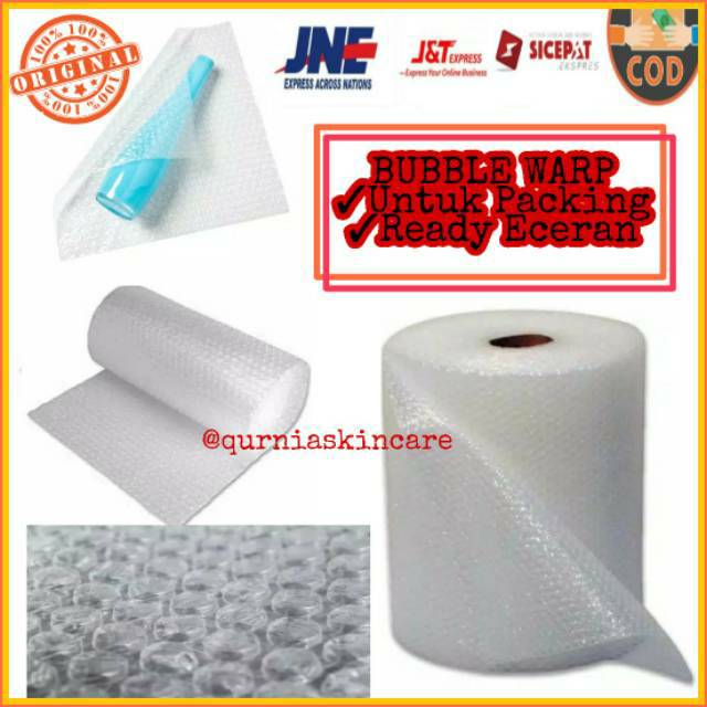 

BUBLE WARP PACKING Plastik Bubble Warp Pelindung Barang Pecah Belah Terjamin Murah Berkualitas