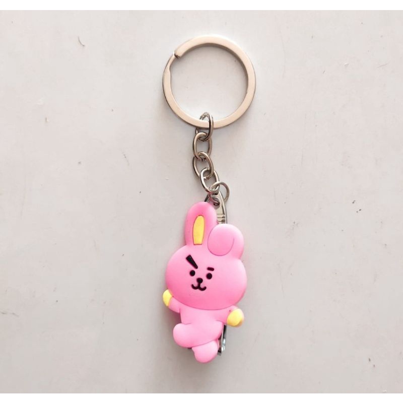 Vinztstore - Gunting Kuku Karakter BTS Gunting Kuku BT21 Gantungan Kunci Tas