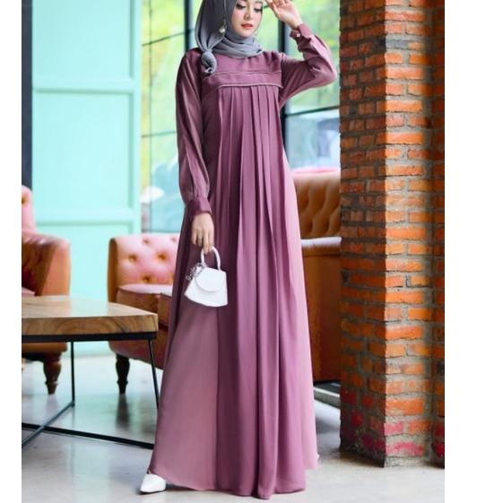 ♞ DF Collection Gamis Wanita Ariana Dress Premium Fashion Muslim ➩