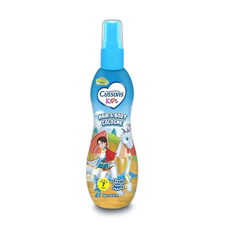 Cussons Kids Hair &amp; Body Cologne Dragon Fresh Apple 100ml