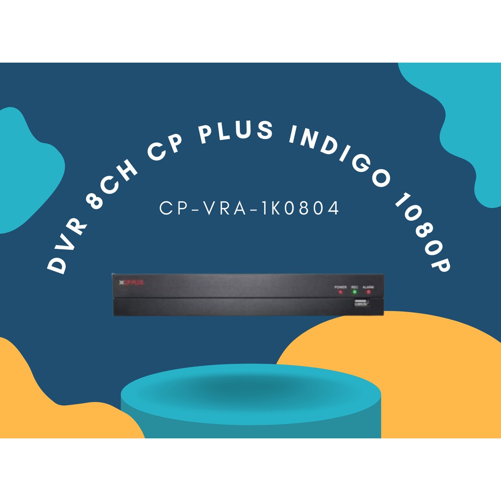 DVR 8CH CP PLUS INDIGO 1080P / CP-VRA-1K0804