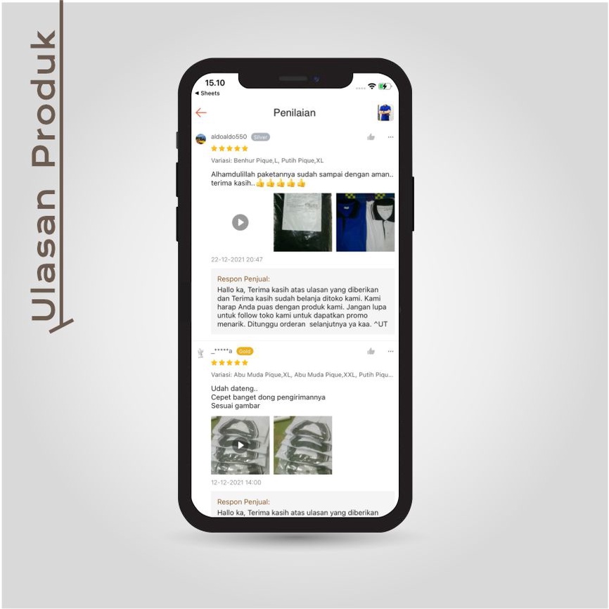 Nctshop Kaos polo bahan PIQUE - polo shirt-5