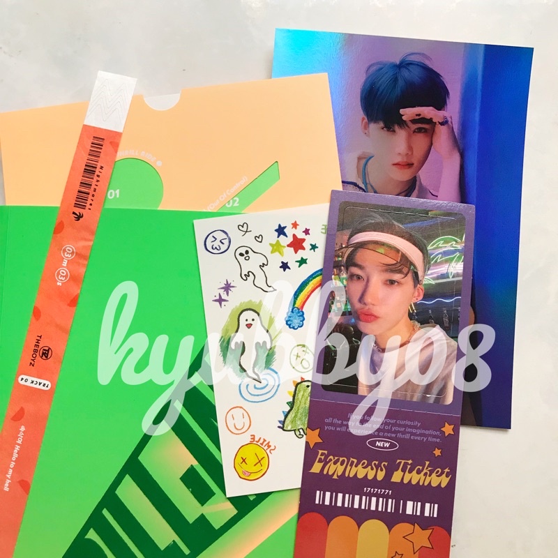 [NEW SET] THE BOYZ THRILL-ING ALBUM ONLY SPLASH VER NEW CHANHEE PHOTOCARD PC TICKET POSTCARD Changmi