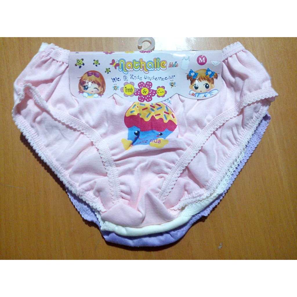 Nathalie Kids Underwear Midi Girl Candy Banded / CD - Celana Dalam Anak Perempuan