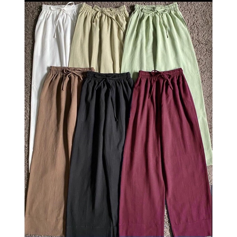 ⭐️PREMIUM⭐️ Armany Pants / Jaz Pants / Widi Leg Kulot / Loose Cullote / Celana Kulot Wanita-4