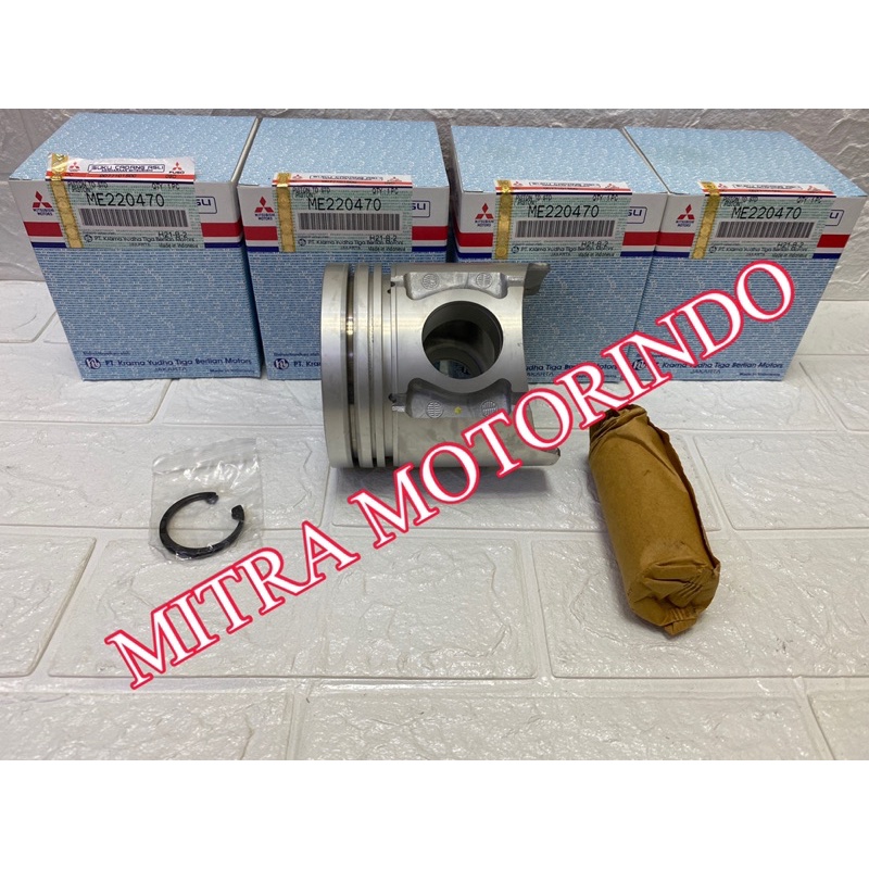 Piston assy-seher-piston mitsubishi canter hdx 125ps/136hdx Std-0.50 4pcs type asli