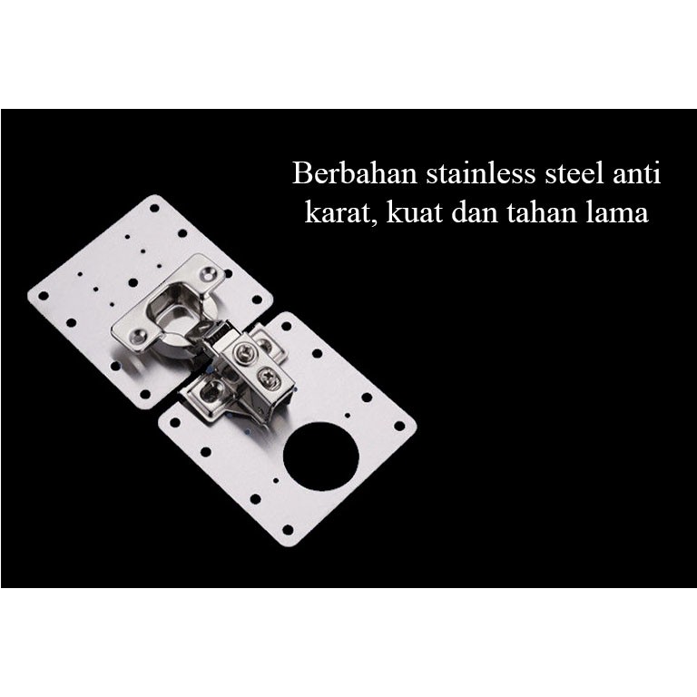 Penyangga Engsel / Hinge Pintu Repair Cabinet Furniture Drawer Door