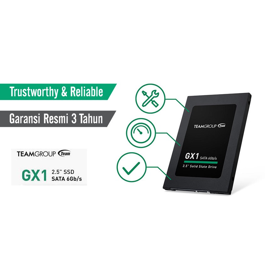 Team SSD GX1 240GB SATA III 240 GB - TEM-T253X1240G0C101