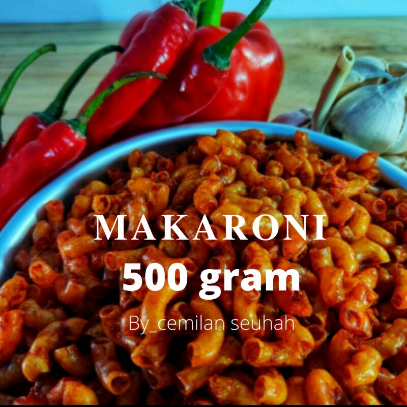 Makaroni pedas daun jeruk isi 500 gram