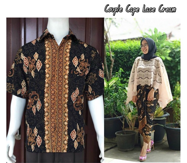 COUPLE LACE CAPE / KEBAYA COUPLE /  COUPLE BROKAT