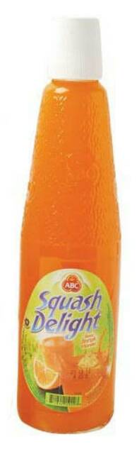 Abc syrup squash rasa orange/leci/special melon/cocopandan botol 525mL