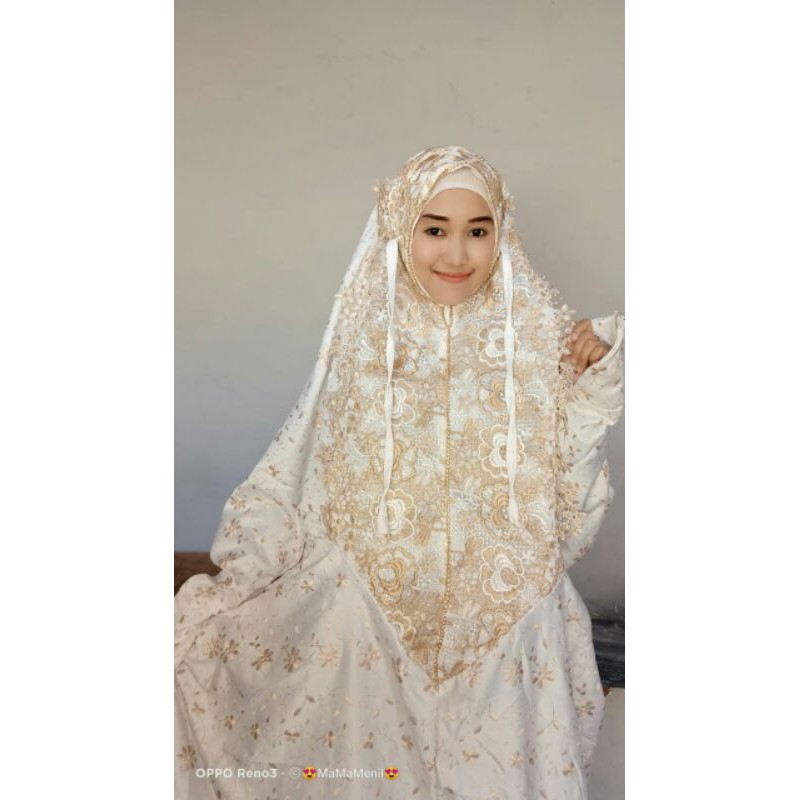 mukena sutra/mukena prada