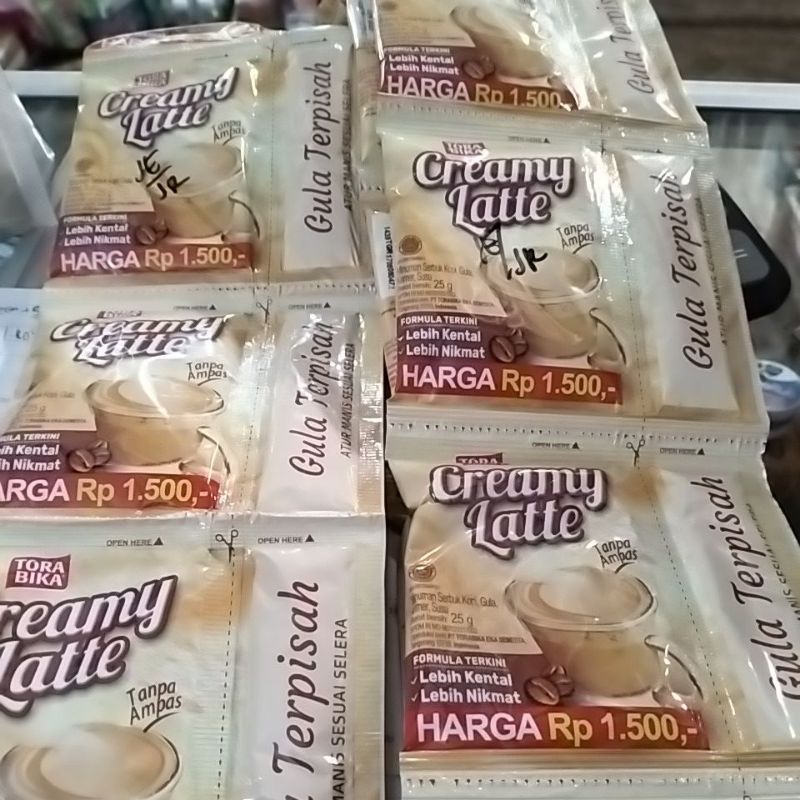 

Kopi Torabika CreamyLatte (10bks x 25gram)JRK gosend
