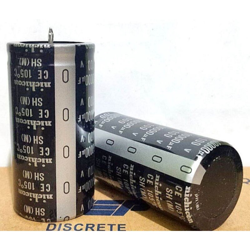 2 pcs ELCO NICHICON 100V 10000uf