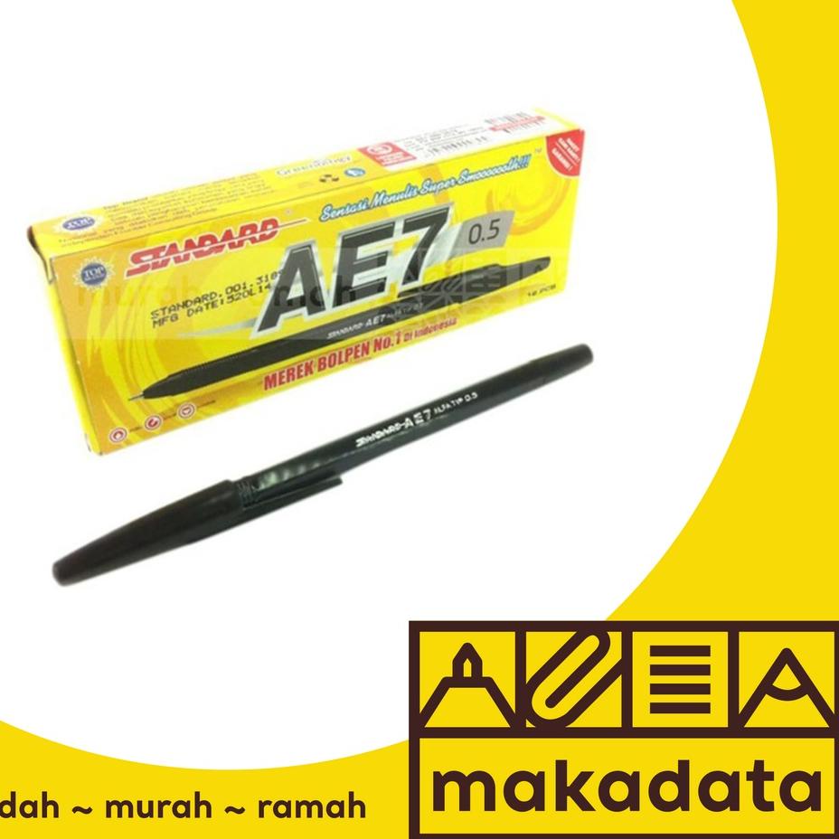 

[HaM ㊓] PULPEN STANDARD AE-7 0.5 MM 1PACK ISI 12 MURAH /Hadir lagi