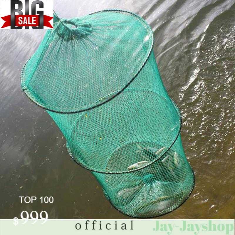 TONQUU Jaring Pancing Ikan Udang Fishing Net Foldable 2 Layers SCZ620