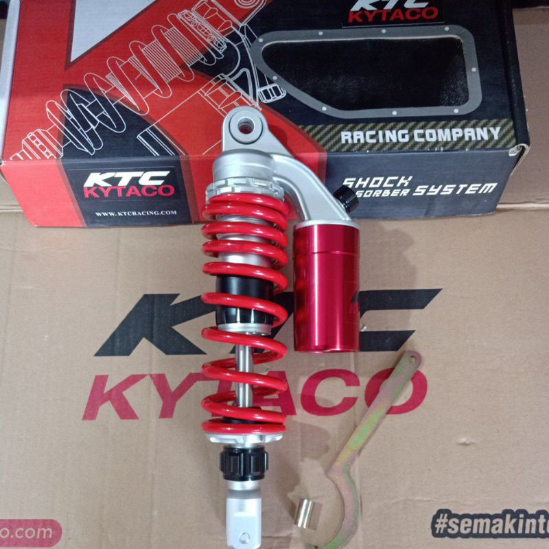 shock shockbreker ktc kytaco for matic mio uk 300mm tipe TSS01 tab atas