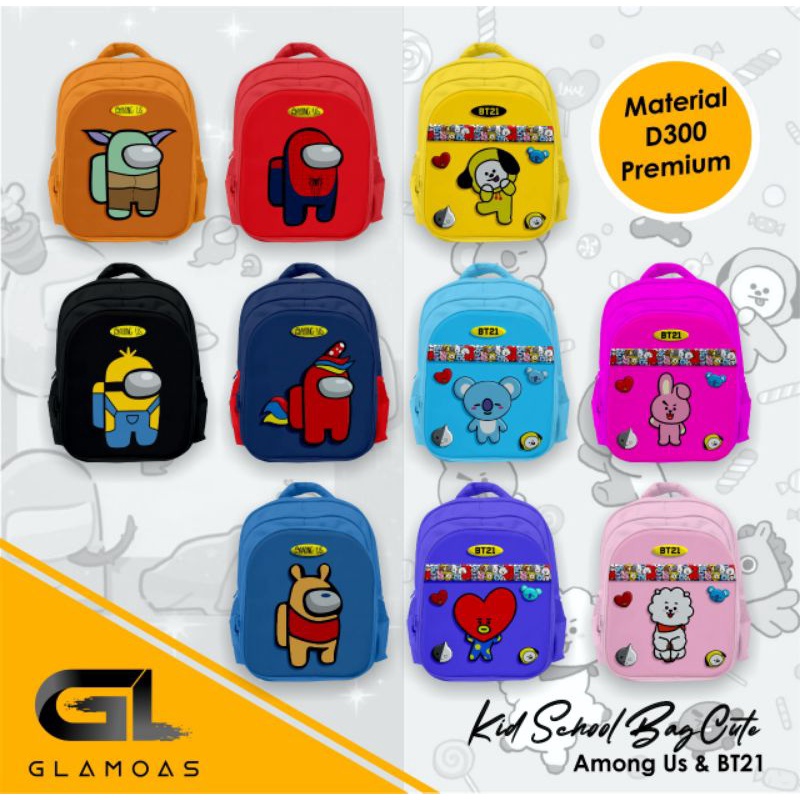 Tas Glamoas BT21 dan Among Us