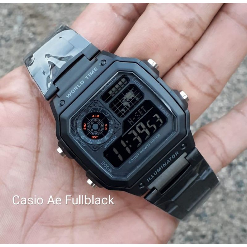 READY FOR SALE!!! CASIO AE LUMMINATOR JAM TANGAN TAHAN AIR JAM PRIA JAM TERLARIS BISA COD