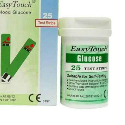 ➹ Easy Touch Strep Gula darah / Strip Easy Touch Glucose / Gula darah / Strip gula darah / Strip gul