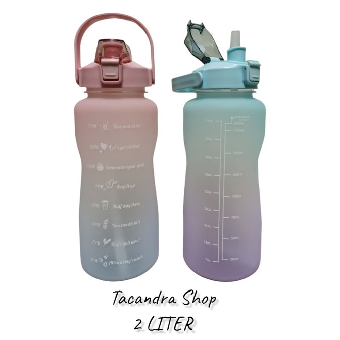 Botol Minum Gradasi 2 Liter 2000 ML Korea Viral-1