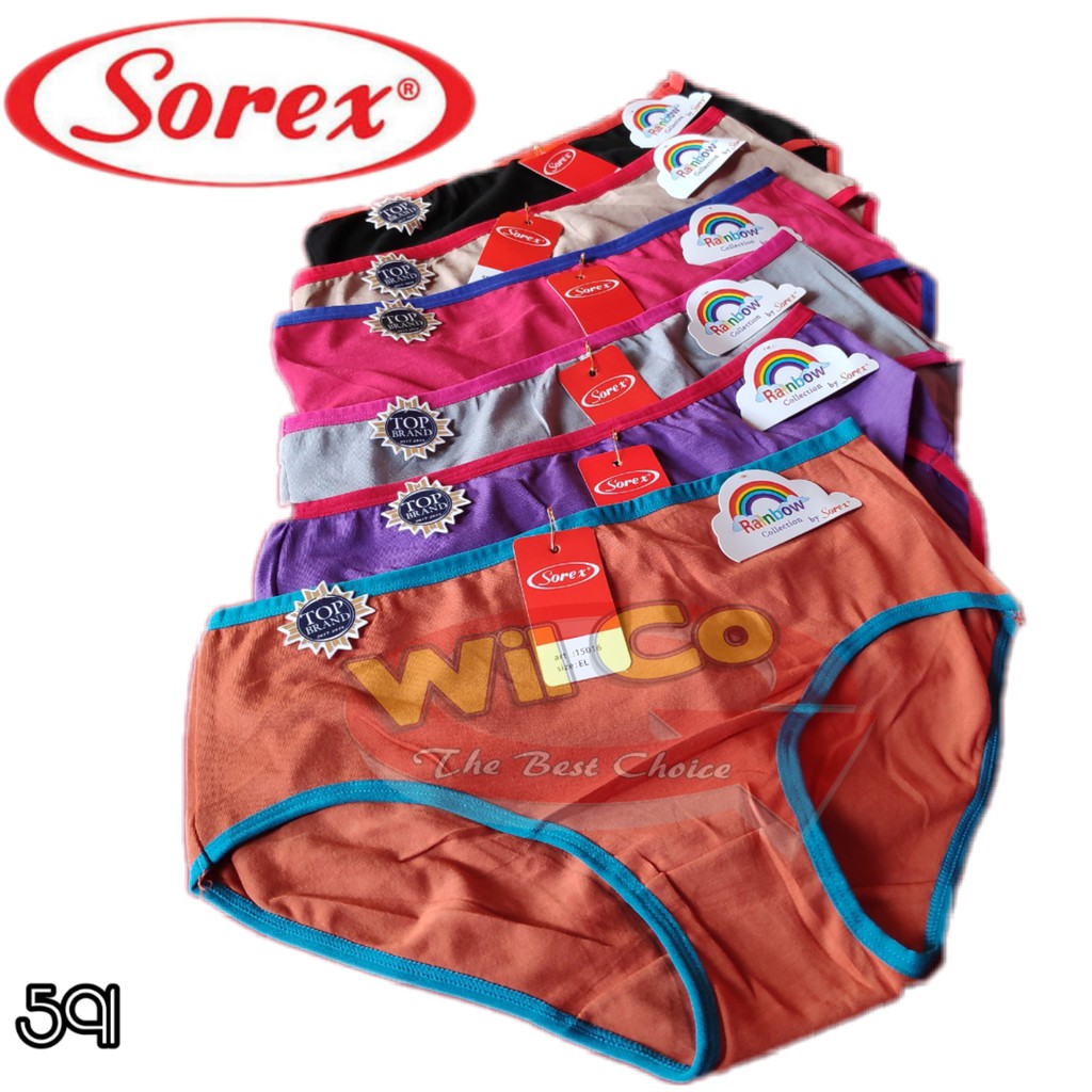 J591 CELANA DALAM WANITA IMPORT CD WANITA SOREX RAINBOW