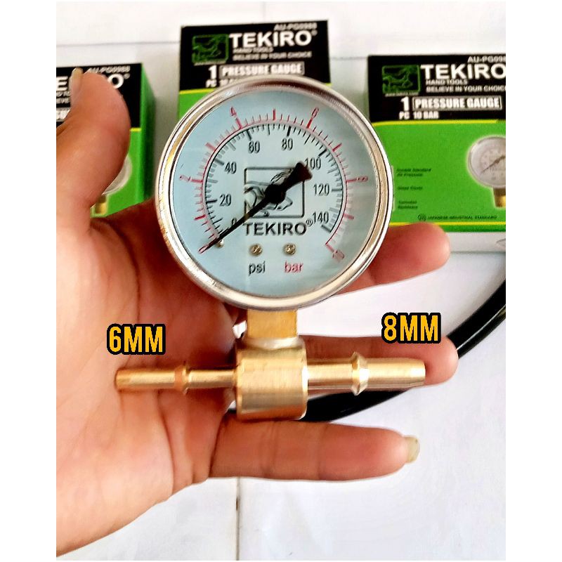 alat ukur fulpump presure gauge universal alat ukur tekanan bahan bakar semua motor