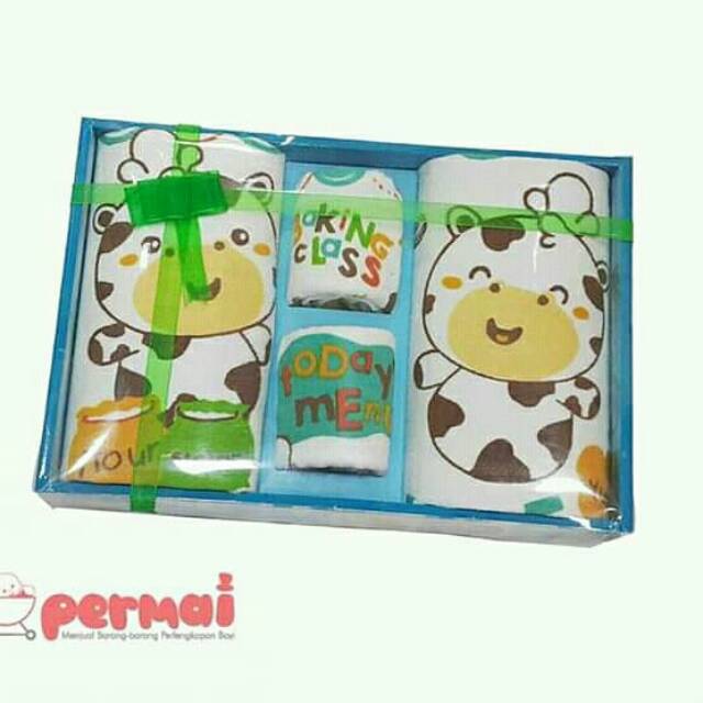Handuk mandi bayi set kiddy/ handuk+sapu tangan set kiddy termurah