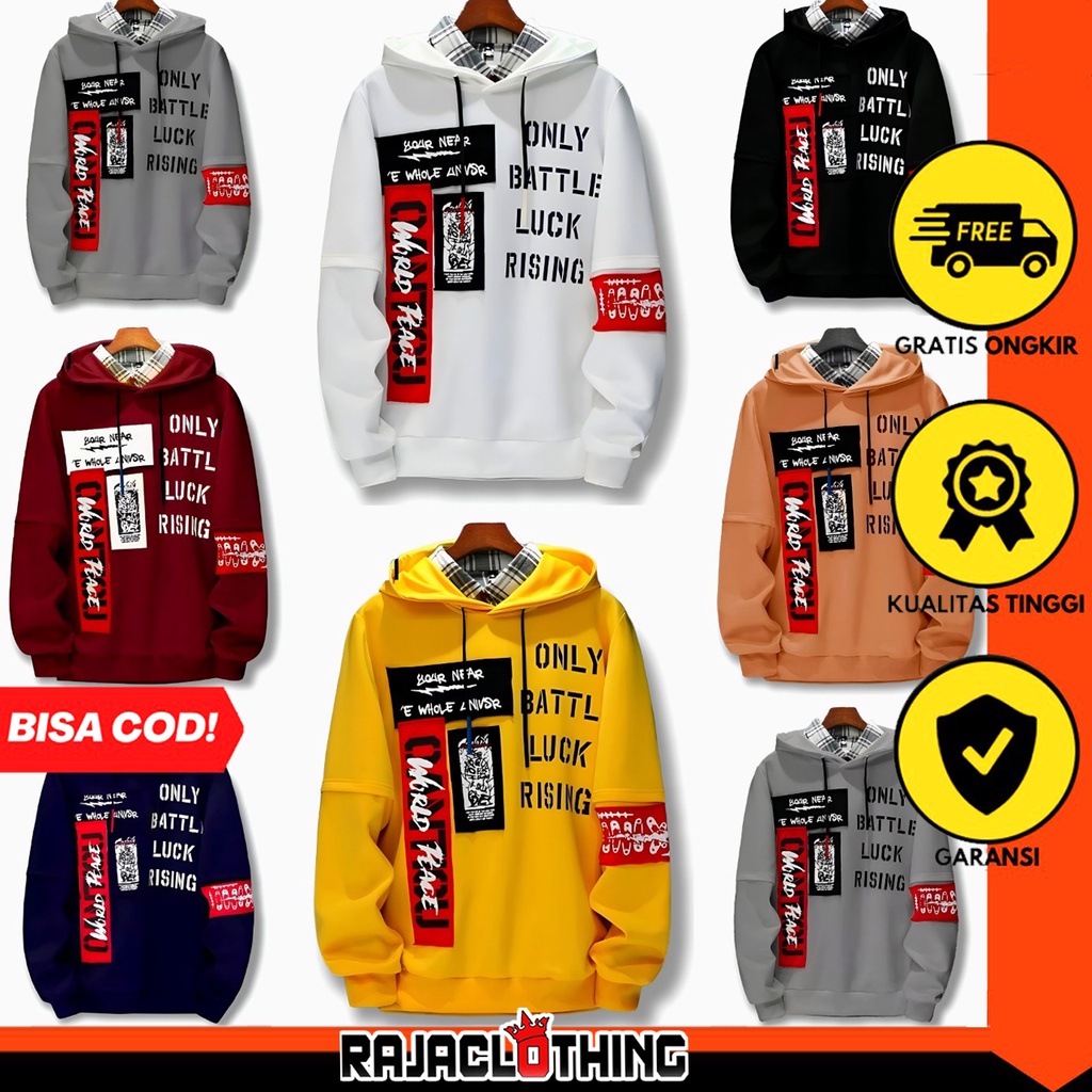 RCL - HOODIE JAKET SWEATER BAJU HANGAT ANAK SMP SMA 13-18 TAHUN ONLY BATTLE HODIE HUDI