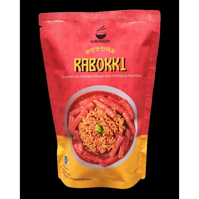 

RABOKKI (RAMYEON+TOPOKKI) / RAPOKKI MAKANAN KOREA HALAL BY KOREAKEUN