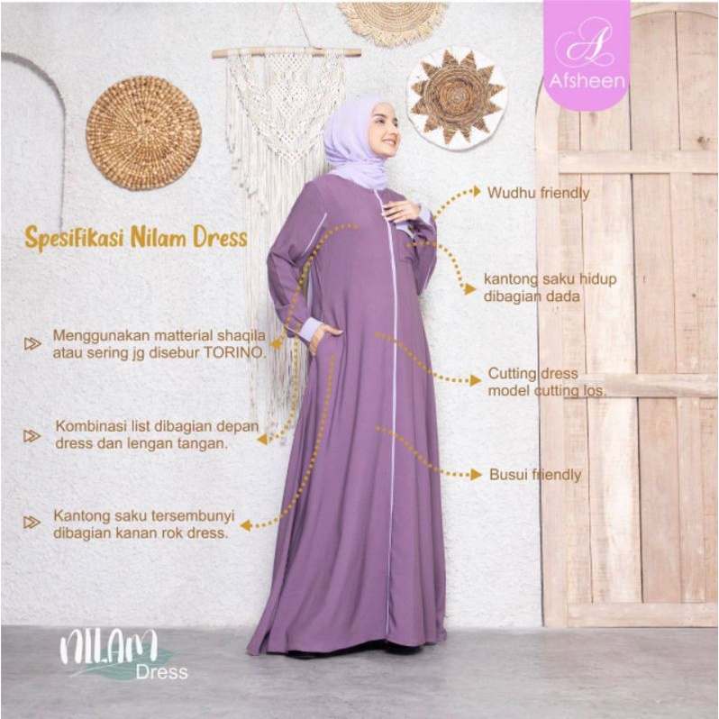 Gamis nilam by afsheen
