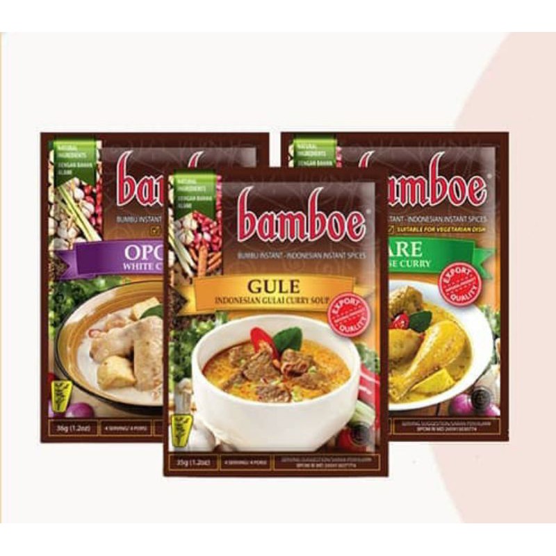 

Bamboe Bumbu 80gr (Opor Ayam / Gule / Kare)