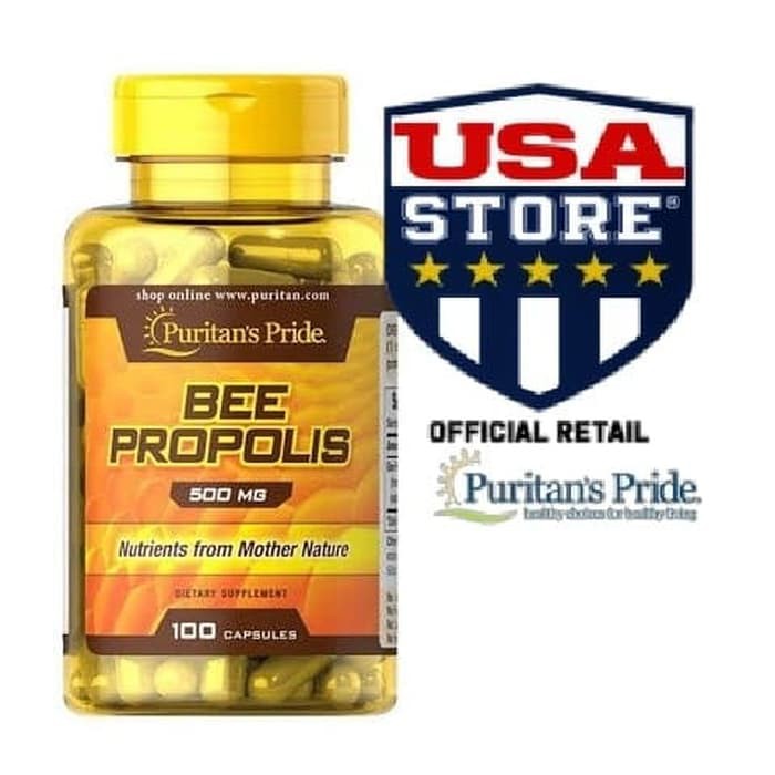 PURITAN BEE PROPOLIS EXTRACT 500 MG 100 CAPSULES