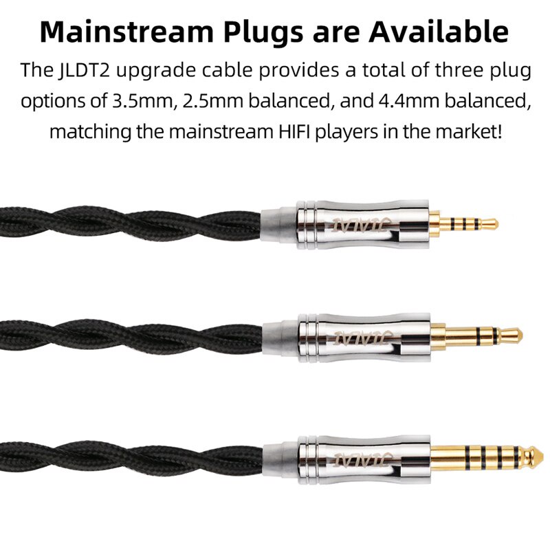 2022 NiceHCK JIALAI JLDT2 Cost Effective OCC Cable Upgrade Replace Wire 3.5//2.5//4.4mm MMCX//QDC//0.78mm 2Pin for NX7 MK3 X7 DB3 DQ6
