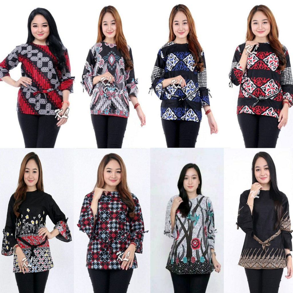  ATASAN  BATIK  WANITA  DOLBI DOBBY BATIK  PUTRAMAS1 Shopee  