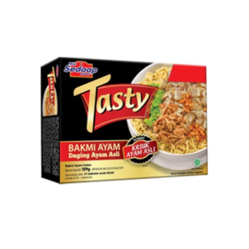 

BAKMI TASTY MURAH!! SEDAAP MIE TASTY MURAH! TASTY BAKMI AYAM/ BAKMI TASTY AYAM GEPREK MATAH/ 1 DUS ISI 12