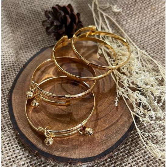 Gelang Bayi 3 Bulanan Bali Xuping Motif Polos