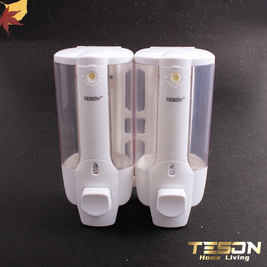 Dispenser Sabun Cair Double With Key Lock / Tempat sabun cair double