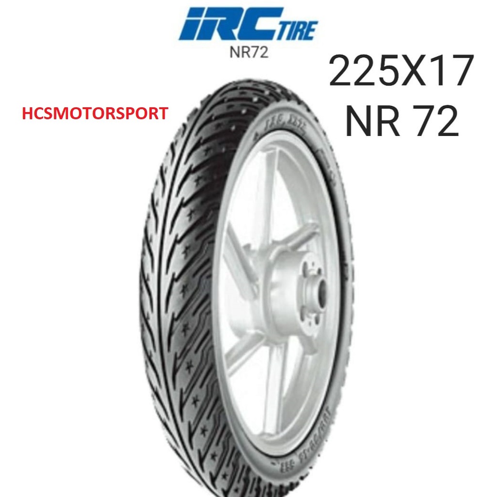 BAN LUAR MEREK IRC 225 RING 17 225x17 NR72 NR 72 IRC TIRE