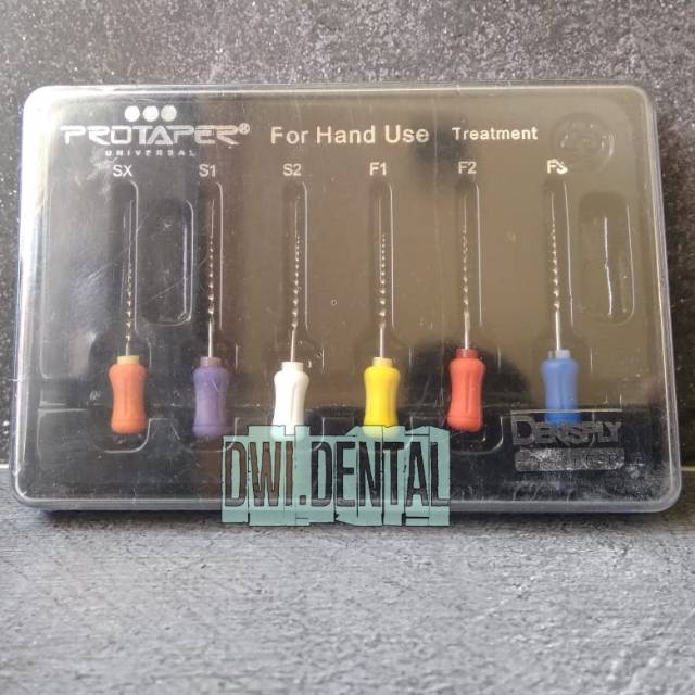 Dental protaper hand use SX S1 S2 F1 F2 F3