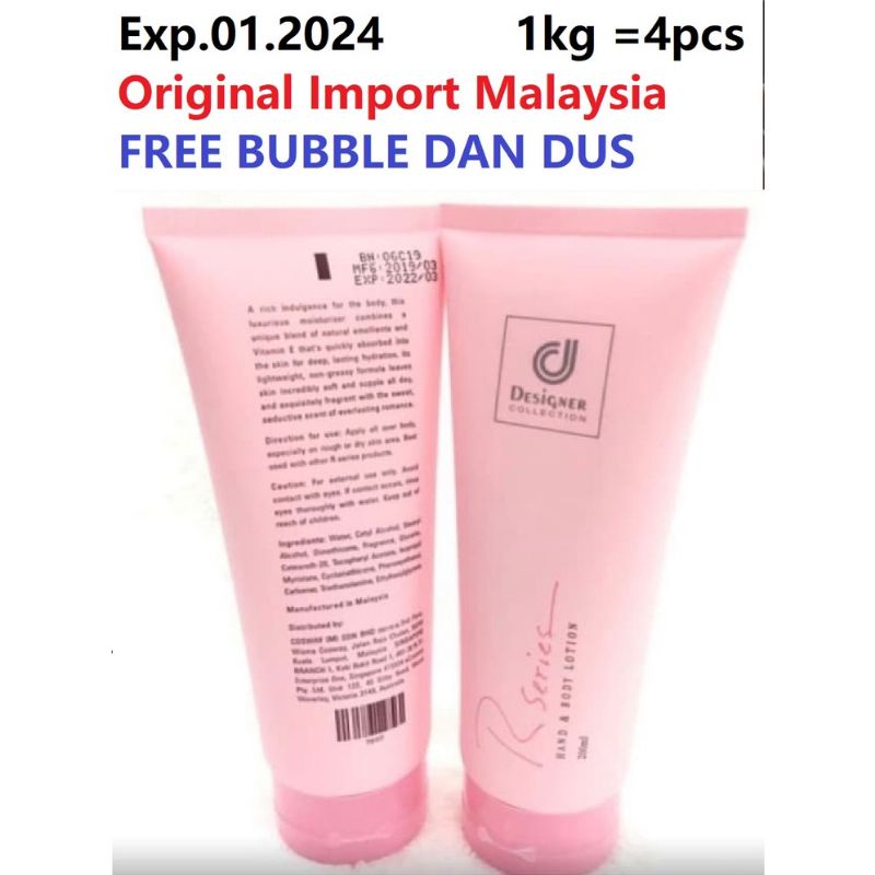 Original Cosway hand body Lotion R Series Malaysia 200ml import Stok Ready designer Grosir
