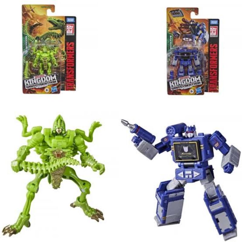 ori original hasbro takara tomy transformers war for cybertron wfc-k21 wfc-k22 kingdom trilogy generations soundwave dracodon robot action figure japan mainan anak cowok laki hadiah kado ultah collection koleksi gift toy toys boy boys kids